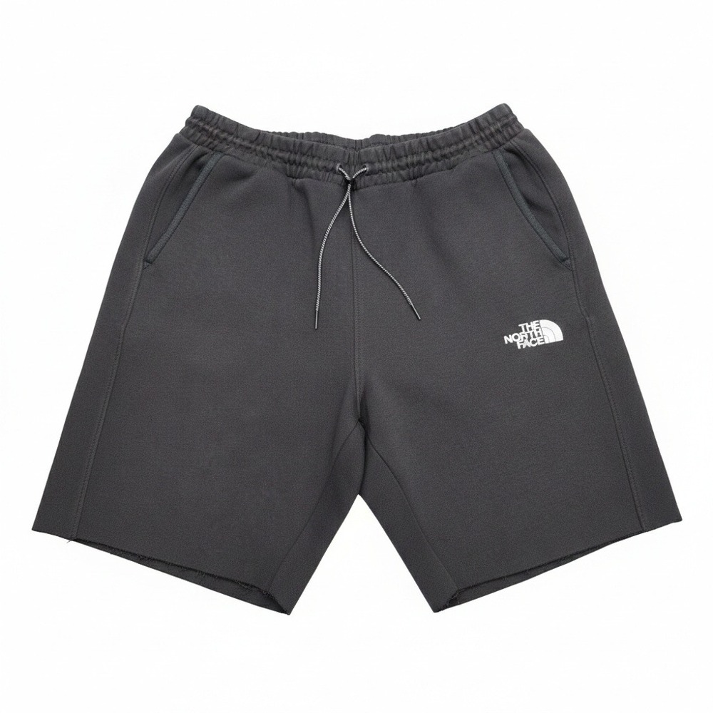 The North Face Men's Medium Black Fleece Knit Shorts Raw Hem‎ Cargo Pocket M